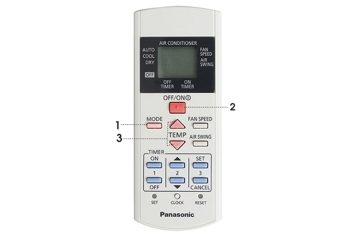 Các chế độ hoạt động chung của remote